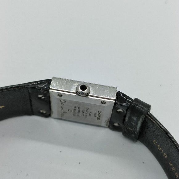 CHANEL Black Silver Matrasse 18mm Women's Watch - Picture 12 of 16